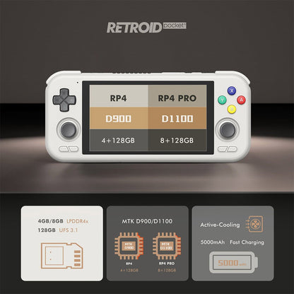 Handheld Game Console Retroid Pocket 4 Pro – IPS Retro Emulator Android Gaming